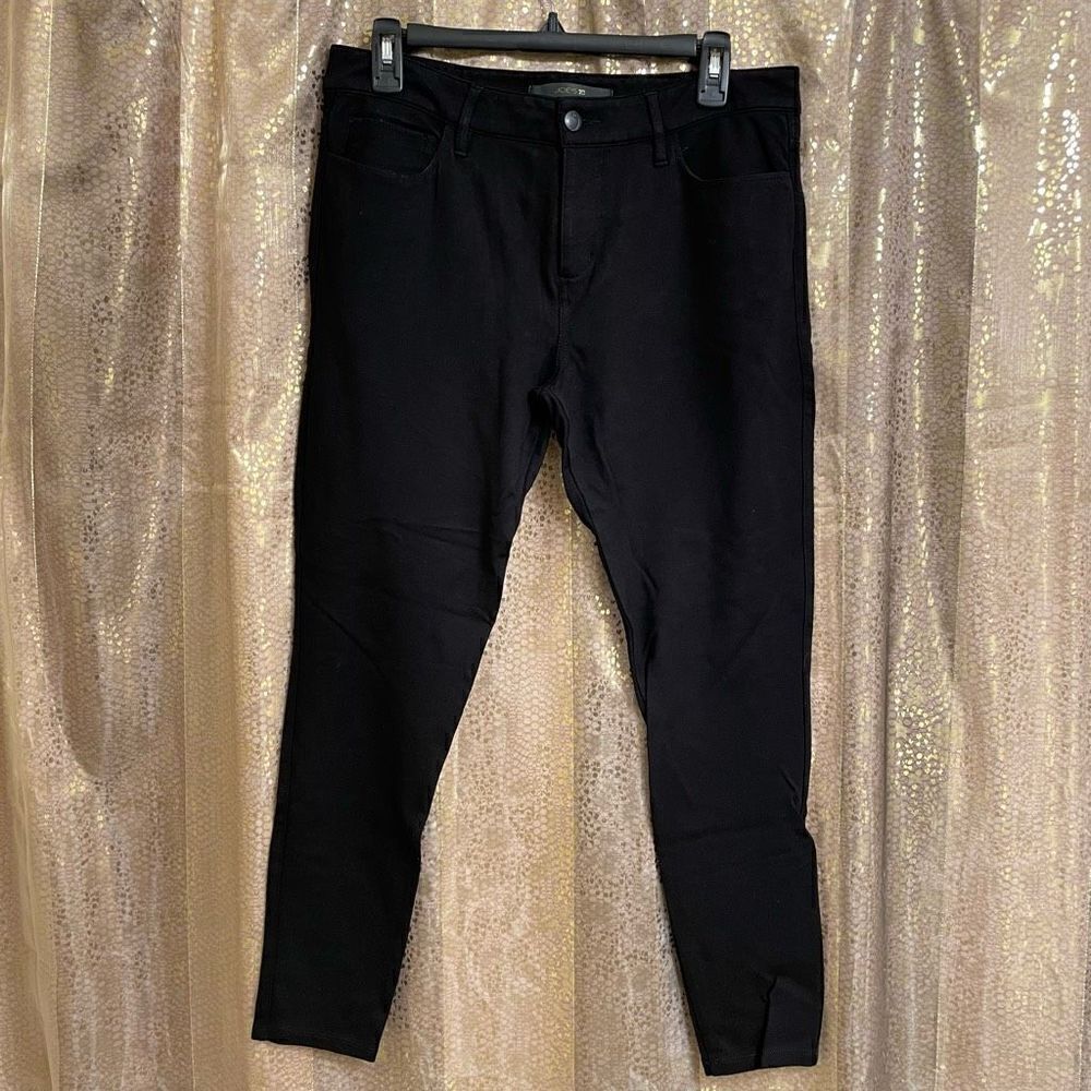 Joe’s Jeans Jet Black The Icon Mid Rise Skinny Ankle Pants, Size 31